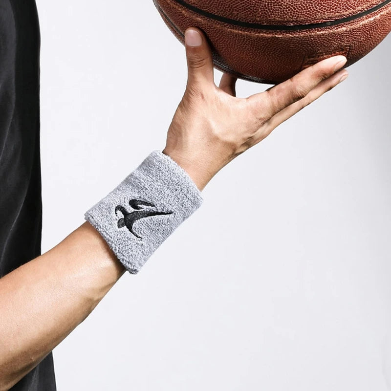 Fashion Working Out Wristbands Wrist Sweatbands Sweat Bands Soft Cotton Stretchy Wrist Bands Terrys Cloth for Gym Sports G99D