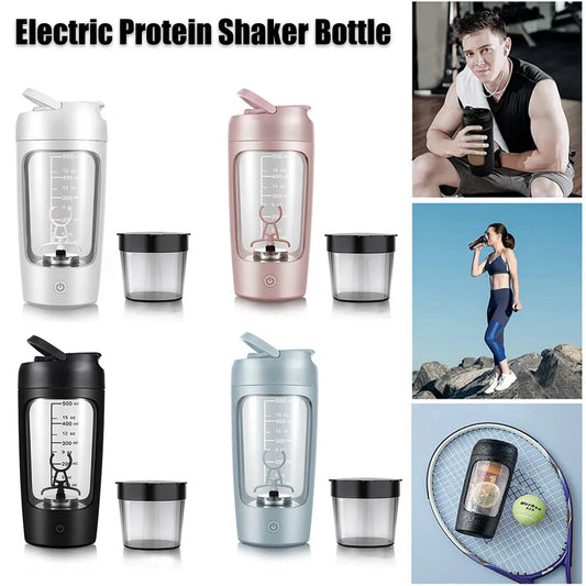 650ml Electric Protein Powder Mixing Cup Automatic Shaker Bottle Mixer Shake Bottle Milk Coffee Blender Kettle for Gym Outdoor