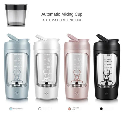 650ml Electric Protein Powder Mixing Cup Automatic Shaker Bottle Mixer Shake Bottle Milk Coffee Blender Kettle for Gym Outdoor